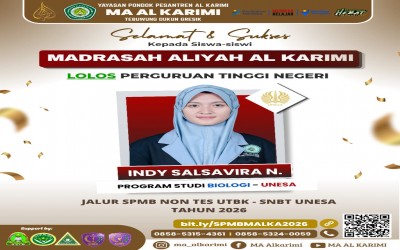 Alhamdulillah lolos PTN jalur SPMB non tes 2025-2026
