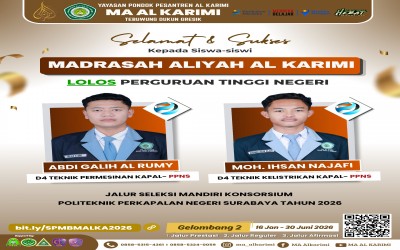 Alhamdulillah lolos PTN mandiri konsorsium 2025-2026