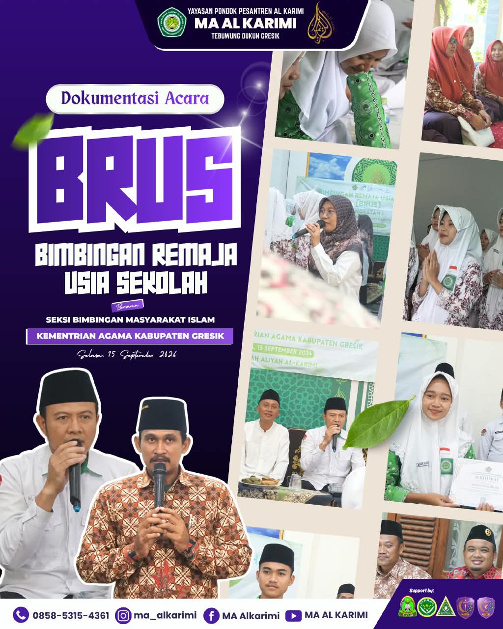 Bimbingan Remaja Usia Sekolah (BRUS)